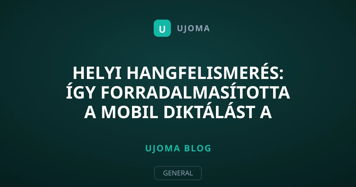 Helyi hangfelismerés: Így forradalmasította a mobil diktálást a Whisper